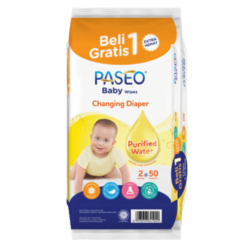 PASEO Baby Wipes  Gazette 50's Chamomile Extract (BOGOF)