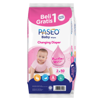 PASEO Baby Wipes  Gazette 50's Jojoba Oil (BOGOF)