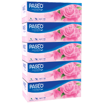 PASEO Elegant Facial Box 120's Multipack