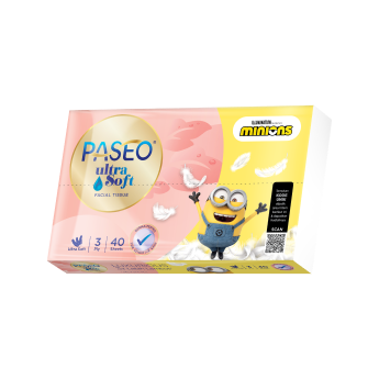 PASEO Ultrasoft Facial Travel Pack 40's