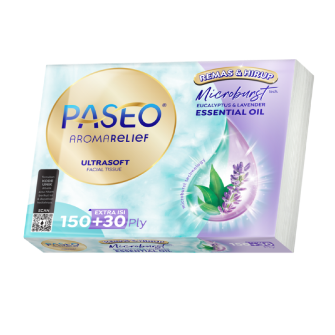 Paseo Aroma Relief facial Travel Pack 150+30 Ply